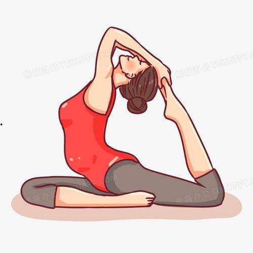 瑜伽漫画图,瑜伽漫画图中的身心和谐之旅